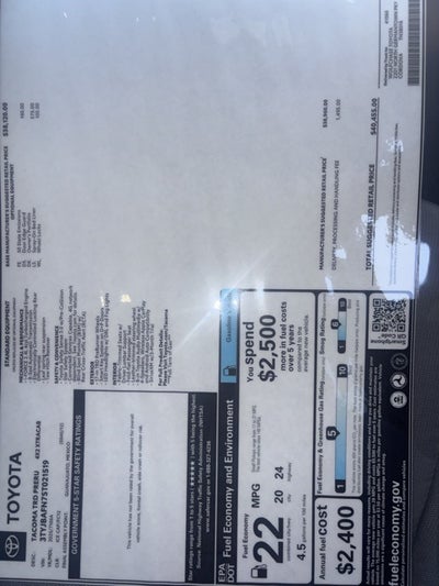 2025 Toyota Tacoma TRD PreRunner