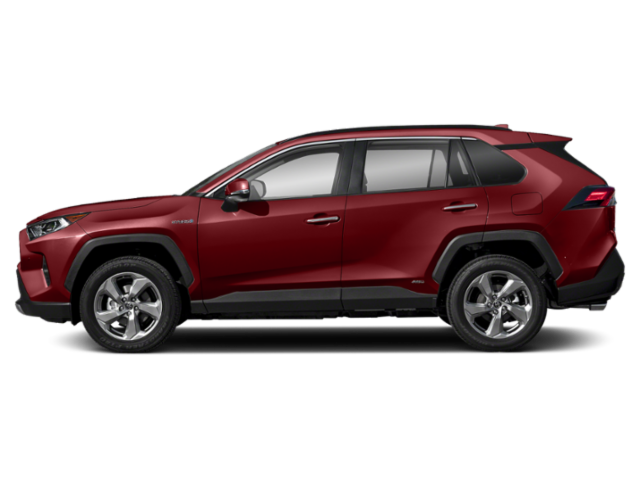 Red 2021 Rav4 Hybrid
