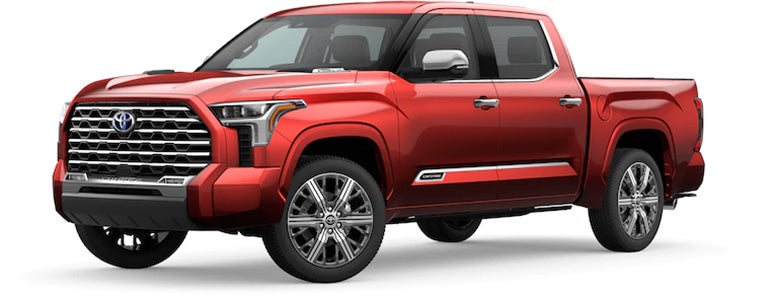2022 Toyota Tundra Capstone in Supersonic Red | Peppers Toyota in Paris TN